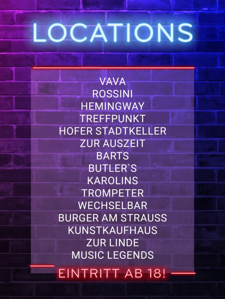 2025-04_Kneipennacht Locations LP 2 1 - Frankenpost Kneipennacht - Frankenpost Kneipennacht